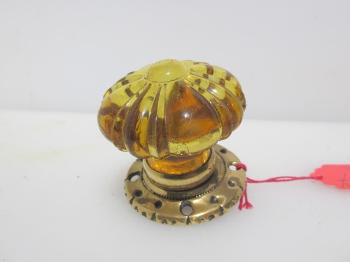 Antique door knob handle glass - knob,