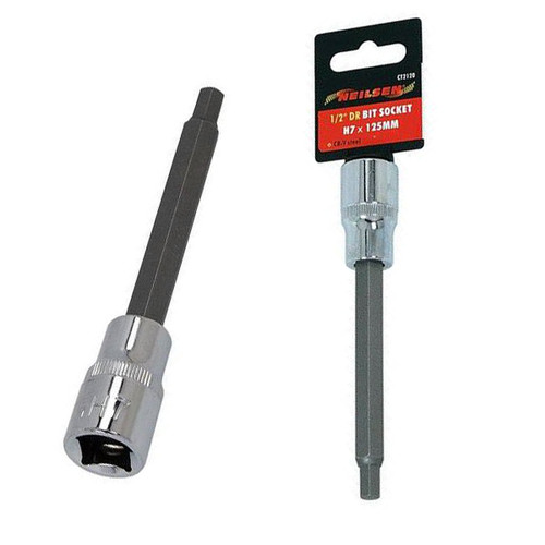 7mm hex bit socket - 1/2", drive