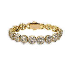 TOPGRILLZ Gold Bracelet Tennis