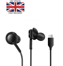 USB-C Type-C Headphone Earphone with Mic For Samsung Huawei Xiaomi Android Black