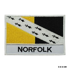 Norfolk County Flag Patch Iron