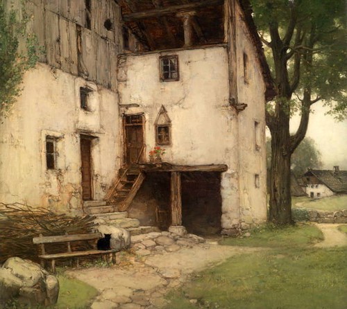 Nice oil painting - painting, cozy