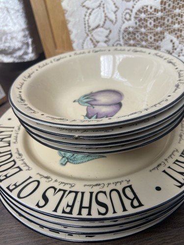 Vintage plate and - vintage, set