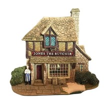 Lilliput Lane Jones The Butcher Village Shops Collectible Handmade UK (Damage)