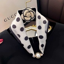 Elegant Satins Neck Scarf Wrap