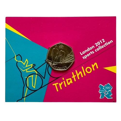 London 2012 triathlon - triathlon, 50p