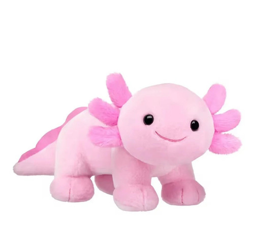 25cm pink axolotl plush toy - pink,
