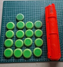 Discs & Magazine For Nerf Vortex Gun. Good Pre-owned Condition.  Hasbro