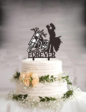Motorcycle Wedding Cake Topper