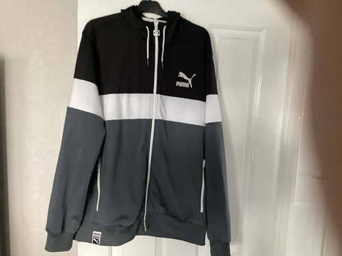 Puma vintage hooded tracktop - vintage,