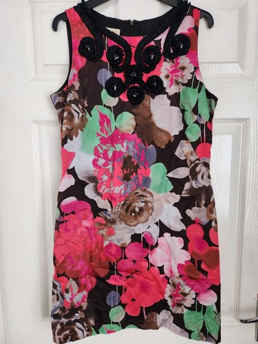 Monsoon floral sheath dress - dress, sz