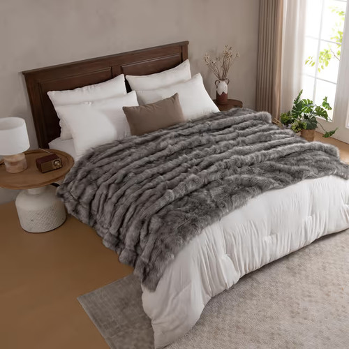 Luxury faux fur - fur, blanket