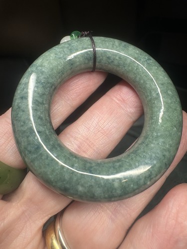 Jadeite jade donut circle - jade, donut/circle