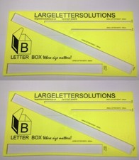Two Royal Mail Letter & Large