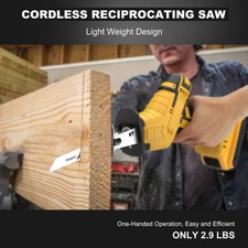 New Cordless Oscillating Multi Tool / Reciprocating Saw w/ Blades for DeWalt 18V