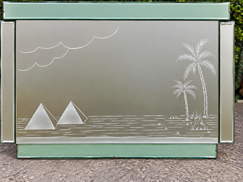 Art deco frame - deco, rectangular