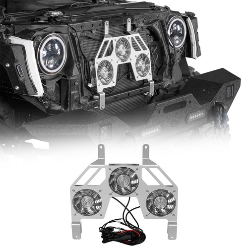 Aluminum fan engine radiator - 3-fan,