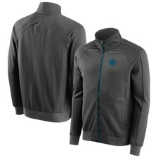 Everton Football Men's Jacket Grey Culture Tricot Track Jacket - New