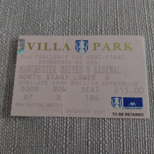 Ticket stub arsenal - stub, -arsenal