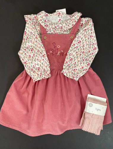 Baby girls pink pinafore - girls,