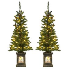 4ft Christmas Trees Set of 2