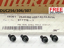 4x GENUINE MAKITA PAN HEAD