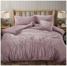 Teddy Fleece WAVE Duvet Cover