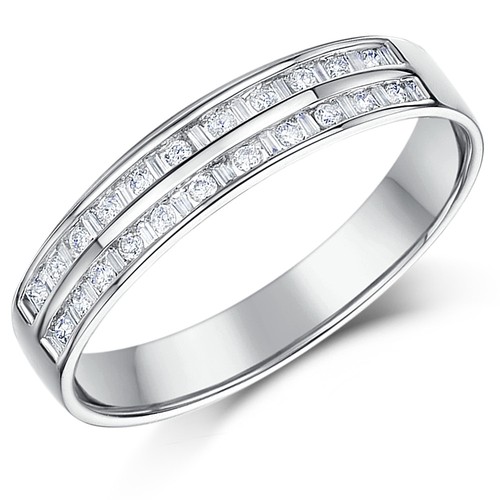 9ct white gold - white,