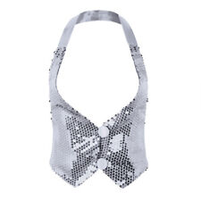 Women Glitter Sequin Waistcoat
