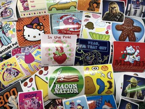Retro 2015 mystery sticker - retro,