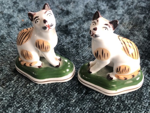 Pair antique staffordshire - pair,