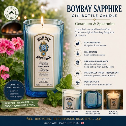 Handmade bombay sapphire gin - handmade,