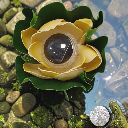 Solar lotus flower floating - lotus,