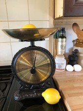 Cast Iron & Brass Vintage Salter Family Scales No 45 Complete ExcellentCondition