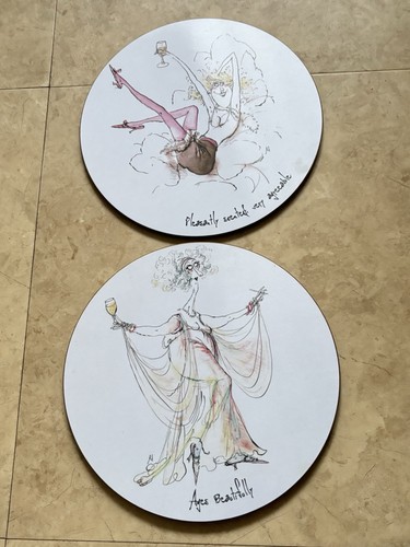 Winespeak table mats 10 - winespeak, x