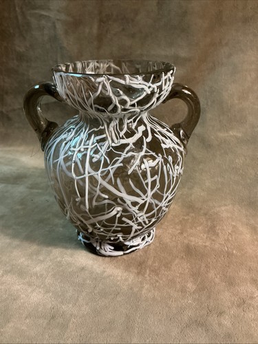 Vintage handblown art - , glass