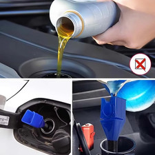 Car Motorcycle Plastic Refueling Gasoline  Engine Oil Funnel Filter TransferTool