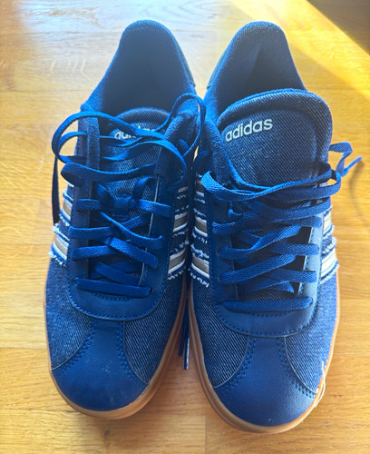 Adidas blue low top lace - top, up