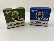 DR SQUATCH LIMITED EDITION STAR WARS OBI-WAN KENOBI  + YODA SKYWALKER ￼Soap HTF