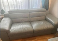 3 seater italian leather sofa
