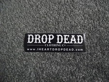 Drop Dead Clothing Co. Vinyl Sticker VERY RARE Banner Decal