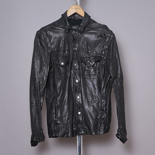All saints leather shirt - all,