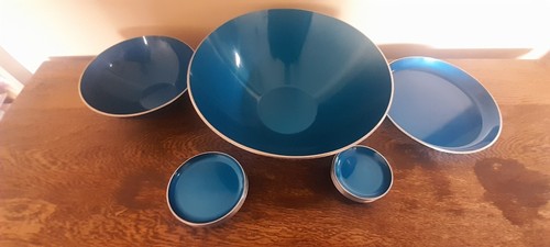 Emalox norway vintage - norway, blue