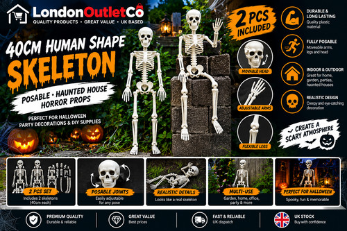 40cm human skeleton model - 40cm,