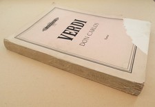 Verdi: Don Carlos - Opera Full Score - Large Format PB  Edition Peters (German)