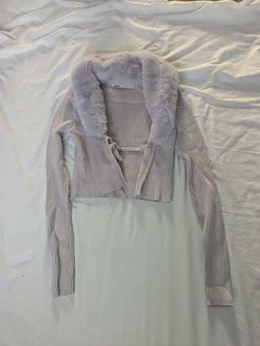 Zara lilac faux - zara, fur
