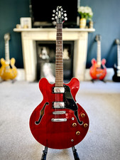 Vantage 635 V Semi Acoustic guitar Cherry red, excellent condition, great sound.
