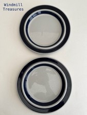 2 ARABIA FINLAND BLUE ANEMONE