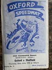 1972 Oxford v Sheffield