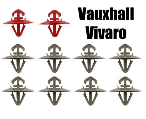 10x clips for vauxhall - 10x,